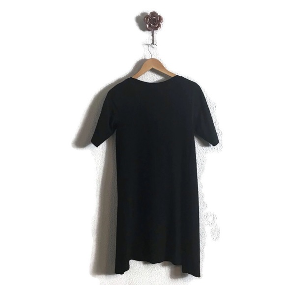 Cycle‎ XS Silk Made In Italy Black Relaxed Fit Shift Dress Quiet Luxury - Picture 2 of 6